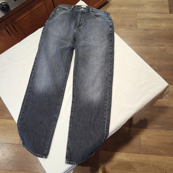 Calvin Klein Black Denim Straight Leg Jeans - Mens Size 34 - Picture 2 of 12